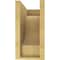 Ekena Millwork 6"W x 12"D x 12"H Classic Newport Rough Cedar Woodgrain TimberThane Corbel, Primed Tan CORUR06X12X12NEWRCPR - alternate 6